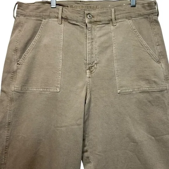 American Eagle 18r Skater Jean Stretch Super High-Waisted super Wide-Leg Pants - Picture 6 of 16